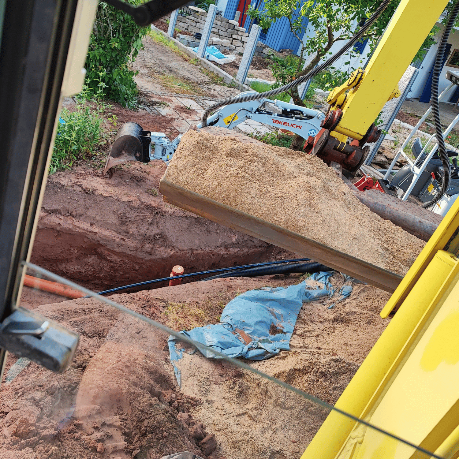 Erdbau erdbau seitzbau ramsberg bagger innen