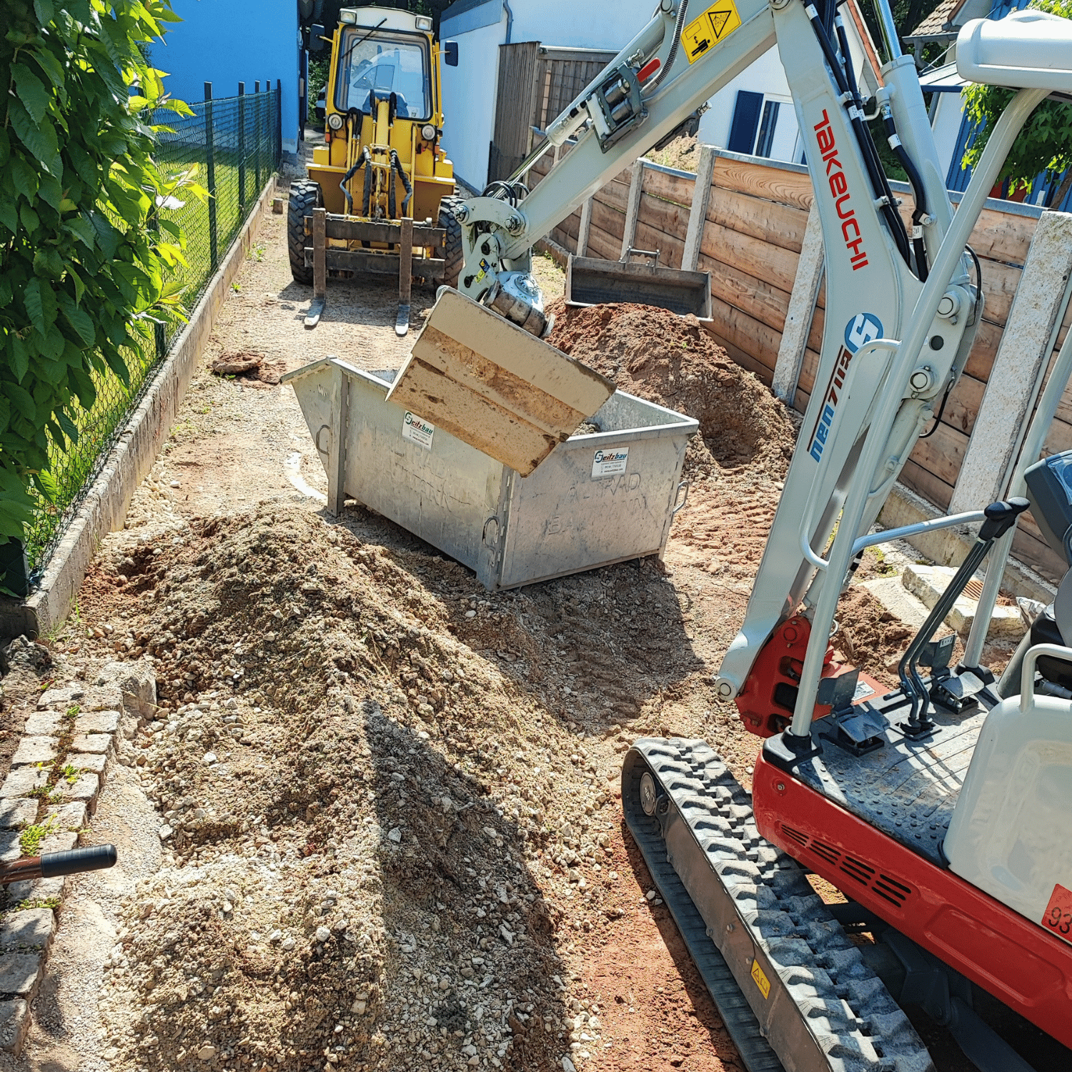 Erdbau erdbau seitzbau ramsberg bagger